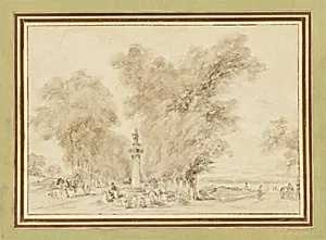 Landscape with Road and Monument