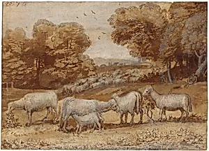 Landscape with Sheep