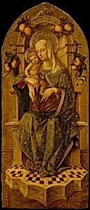 Madonna and Child Enthroned