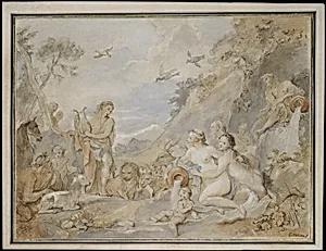 Orpheus Charming the Nymphs, Dryads, and Animals