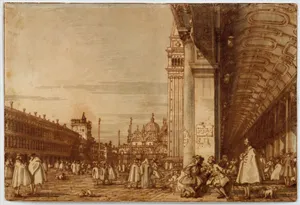 Piazza San Marco from the Southwest Corner, with the Procuratie Nuove on the Right