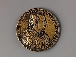 Portrait medal of Isabella di Capua