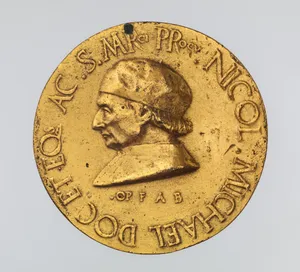 Portrait medal of Niccolò Michiel (obverse); Alidea Contarini (reverse)