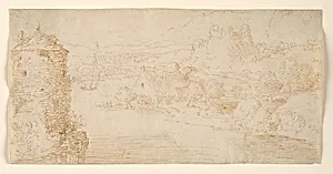 River Landscape by Jaques Saverij