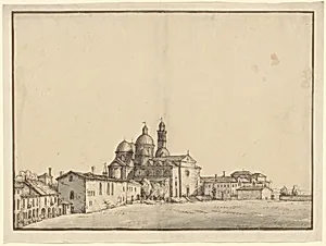 Santa Giustina and the Prato della Valle at Padua