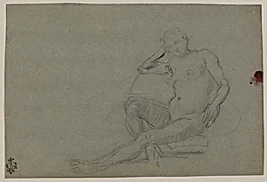 Seated Female Nude