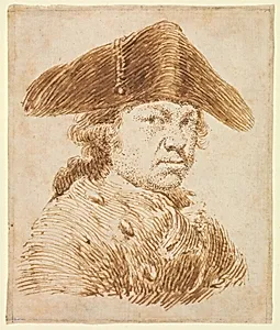 Self-Portrait in a Cocked Hat