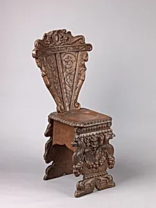 Side chair (sgabello a dorsale)