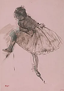 Study of a Ballet Dancer (recto); Two Studies of Dancers (verso) by Edgar Degas