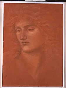 Study of a Female Head