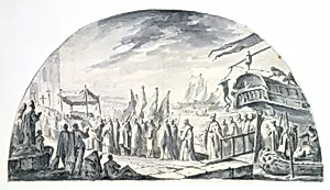 The Arrival in Venice, from Alexandria, of the Relics of Saint John the Alsgiver in 1247 by Jacopo Marieschi