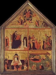 The Last Judgment; The Virgin and Child with a Bishop-Saint and Saint Peter Martyr; The Crucifixion; The Glorification of Saint Thomas Aquinas; The Nativity by Master of the Dominican Effigies
