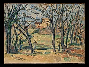 Trees and Houses Near the Jas de Bouffan