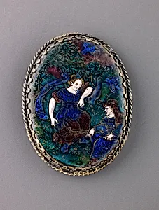 Watchcase cover: Pomona and Vertumnus