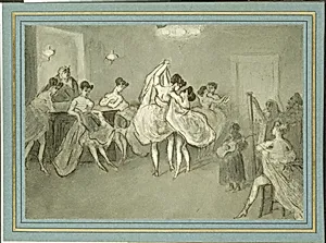 Women Dancing in a Brothel