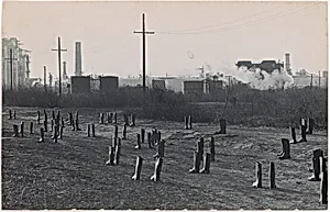 100 Boots Out of a Job. Terminal Island, California. February 15, 1972, 4:45 p.m.