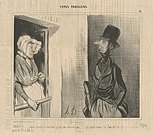 2.000 fr...sans écurie...ça ne me convient pas! by Honoré Daumier