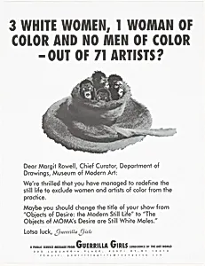 3 White Women, 1 Woman of Color and No Men of Color - Out of 71 Artists?