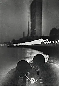 52nd Street Pier Looking Towards the United Nations Building, New York, New York