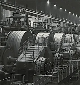 679 46, Primary Autogenous Mills, Taconite Plant, Cleveland-Cliffs Iron Company, Empire Mine, Palmer, Michigan