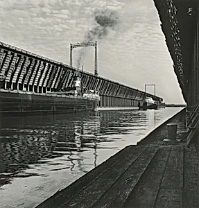 679 624, Bulk Ore Carriers Loading Taconite at Allouez Ore Docks, Superior, Wisconsin