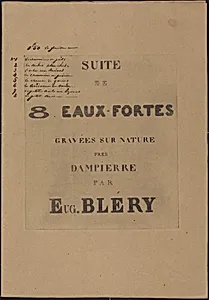 8 Eaux-Fortes Gravées sur Nature