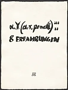 8 Erfahrungen (8 Experiences)