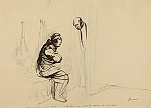 a) Au congres de la Paix (recto); b) Untitled (verso)
