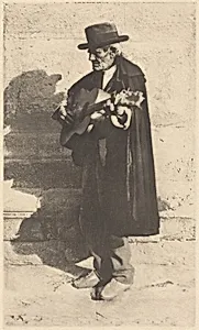 A Blind Musician - Granada