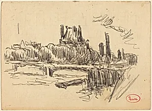 A Bridge over the Seine in Paris