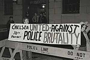 A community group accuses a precinct of maltreating a suspect, New York City