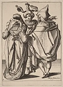 A Couple Addressing a Gesticulating Young Man