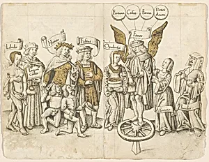 A Dialogue on Human Favor (recto) [fol. 15 verso / 16 recto]
