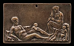 A Family Scene (Adam & Eve)