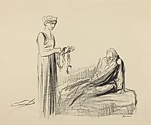 a) Fetters (recto); b) Several Figures (verso)