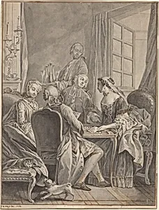 A Game of Cards [recto]