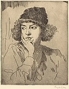 A Girl's Head - F