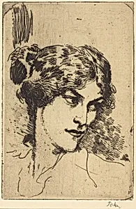 A Girl's Head - K