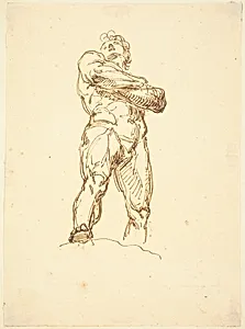 A Heroic Male Nude by Bertel Thorvaldsen (circle of)