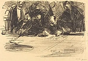 A la table de jeu (At the Gambling Table) by Jean-Louis Forain