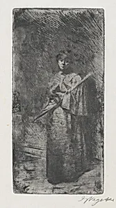 A Lady with an Umbrella