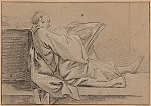 A Man Drawing