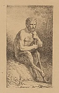 A Satyr Seated in a Landscape
