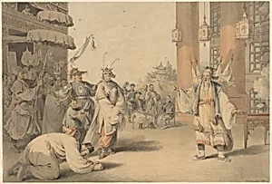 A Scene in an Historical Play Exhibited on the Chinese Stage