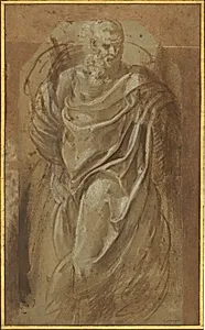 A Standing Man in Classical Drapery