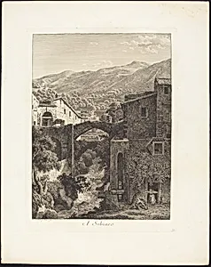 A Subiaco by Johann Christian Reinhart