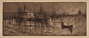 A Wet Evening in Venice