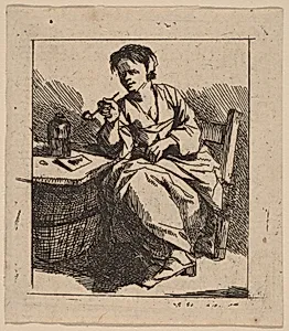 A Woman Smoking