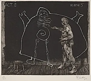 Act II, Scene 5, from Ubu Tells the Truth