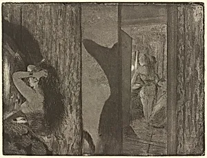 Actresses in Their Dressing Rooms by Edgar Degas